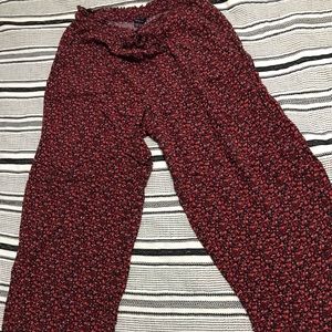 AEO Floral wide leg pants
